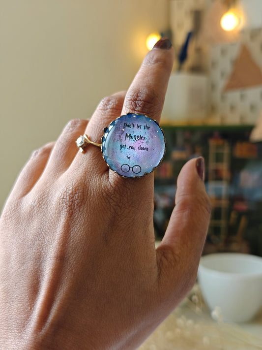 Muggles - Bookish Ring