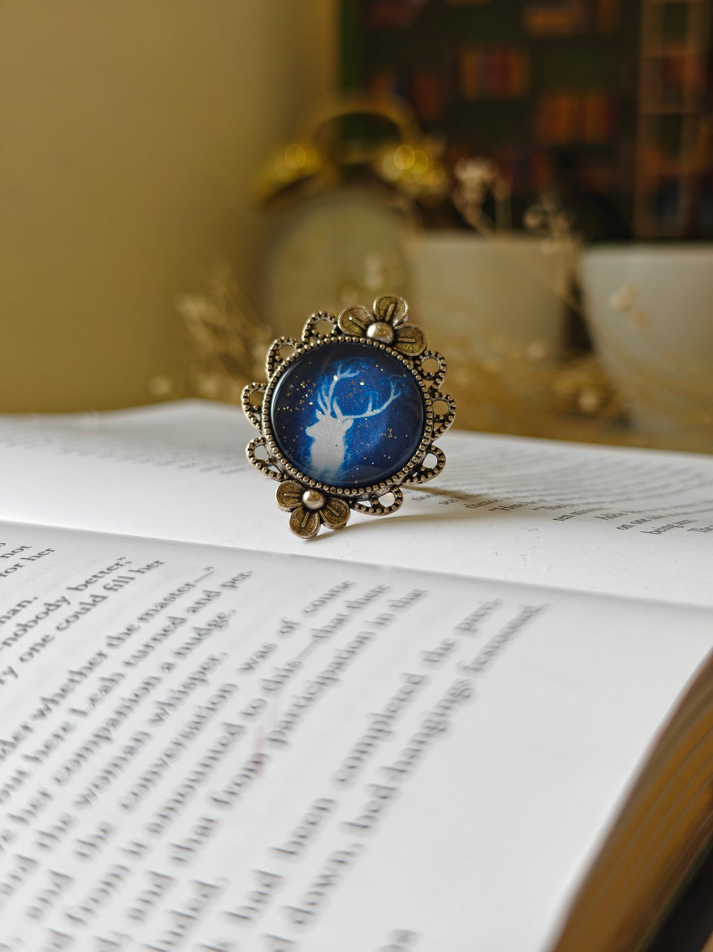 Stag Silver - Bookish Ring