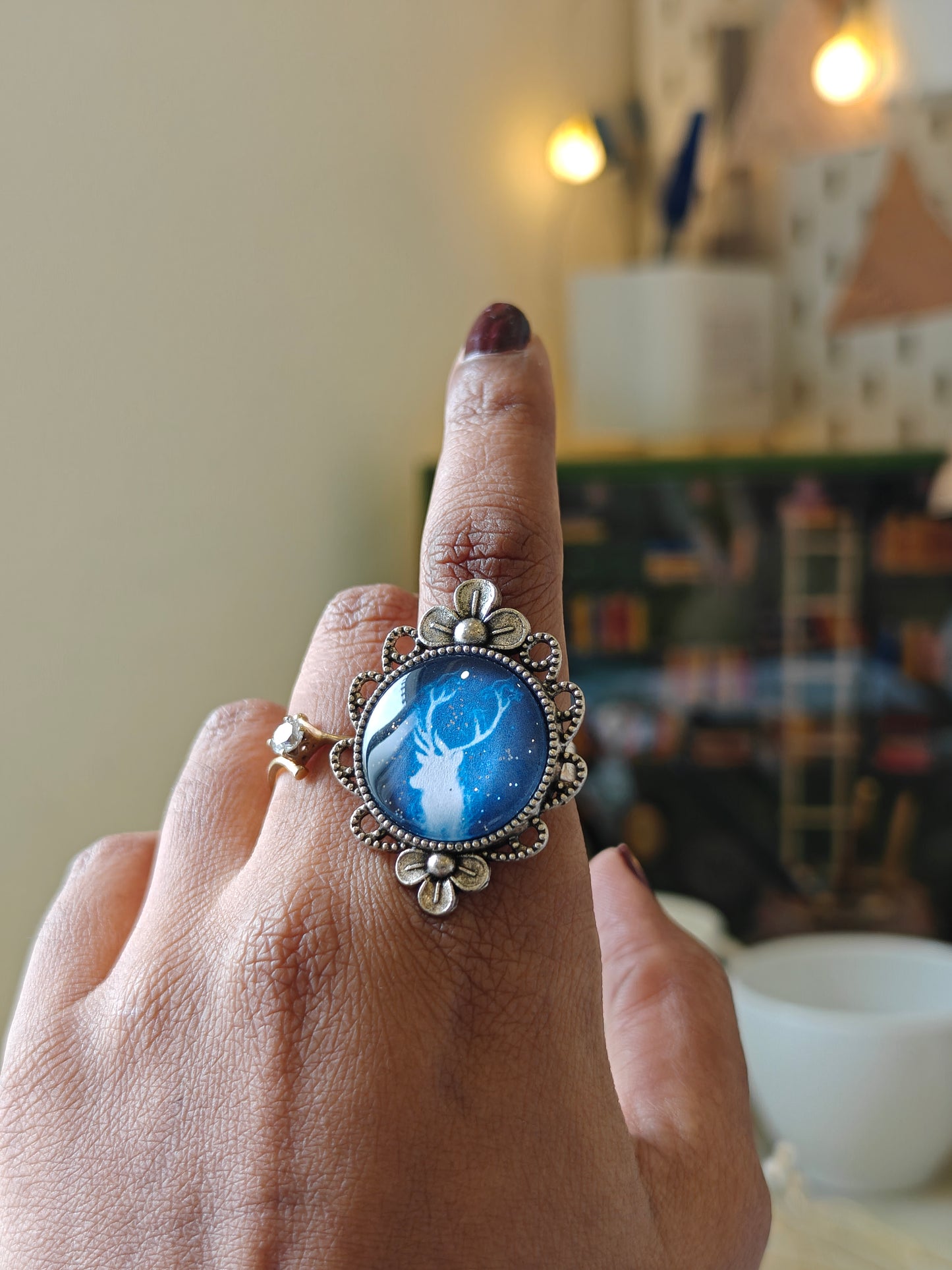 Stag Silver - Bookish Ring