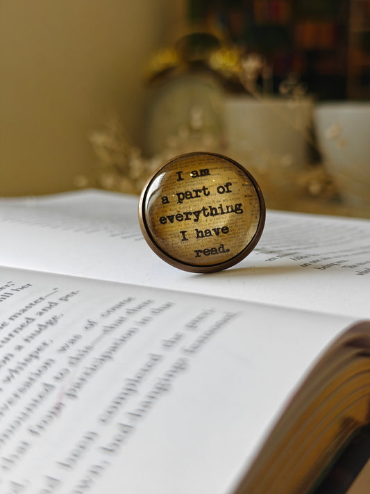 Everything I read - Bookish Ring