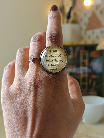 Everything I read - Bookish Ring