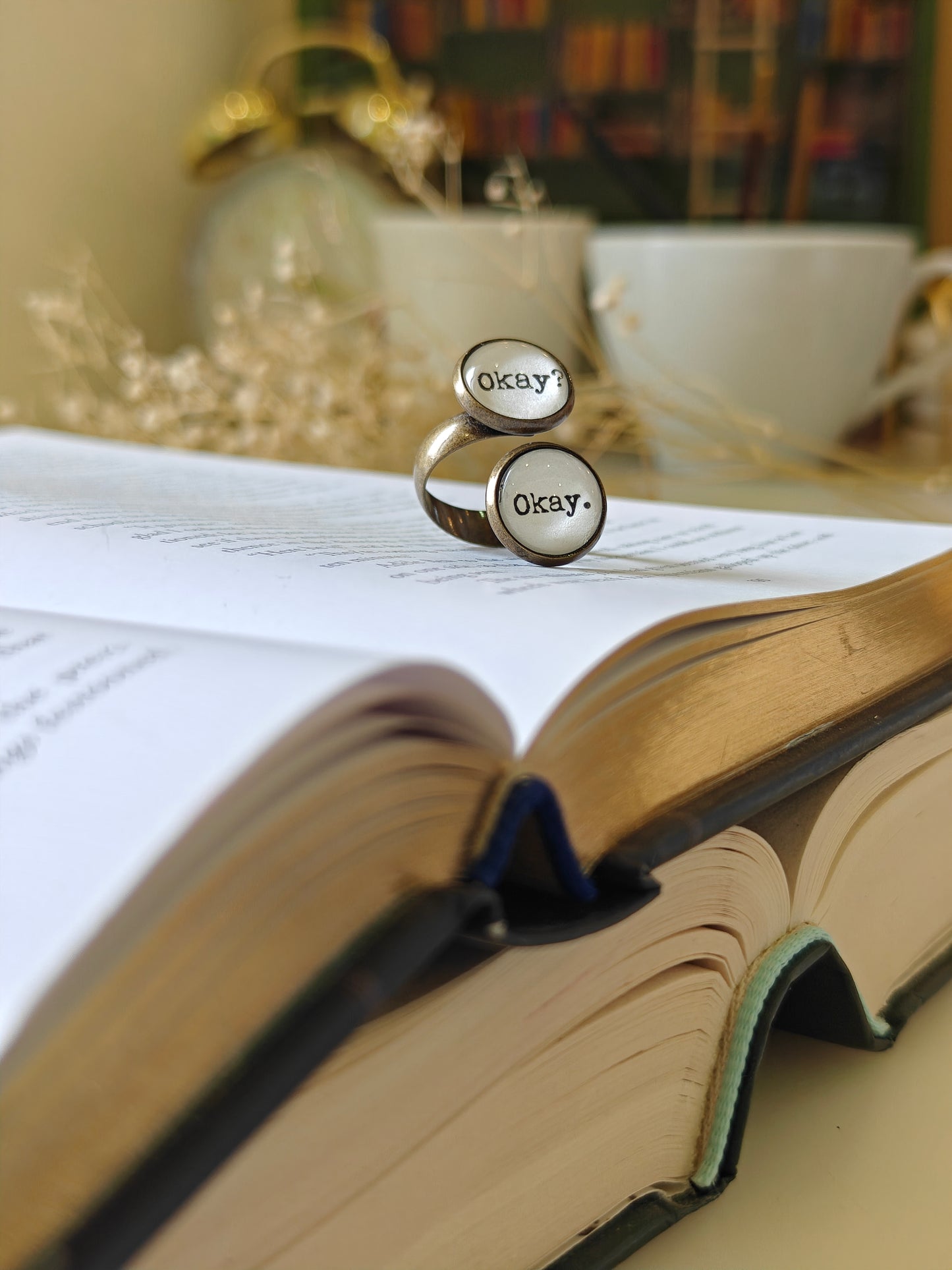 Okay? Okay.  - Bookish Ring