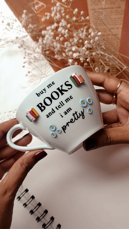 Buy me Books Aesthetic Cup | For Booklovers