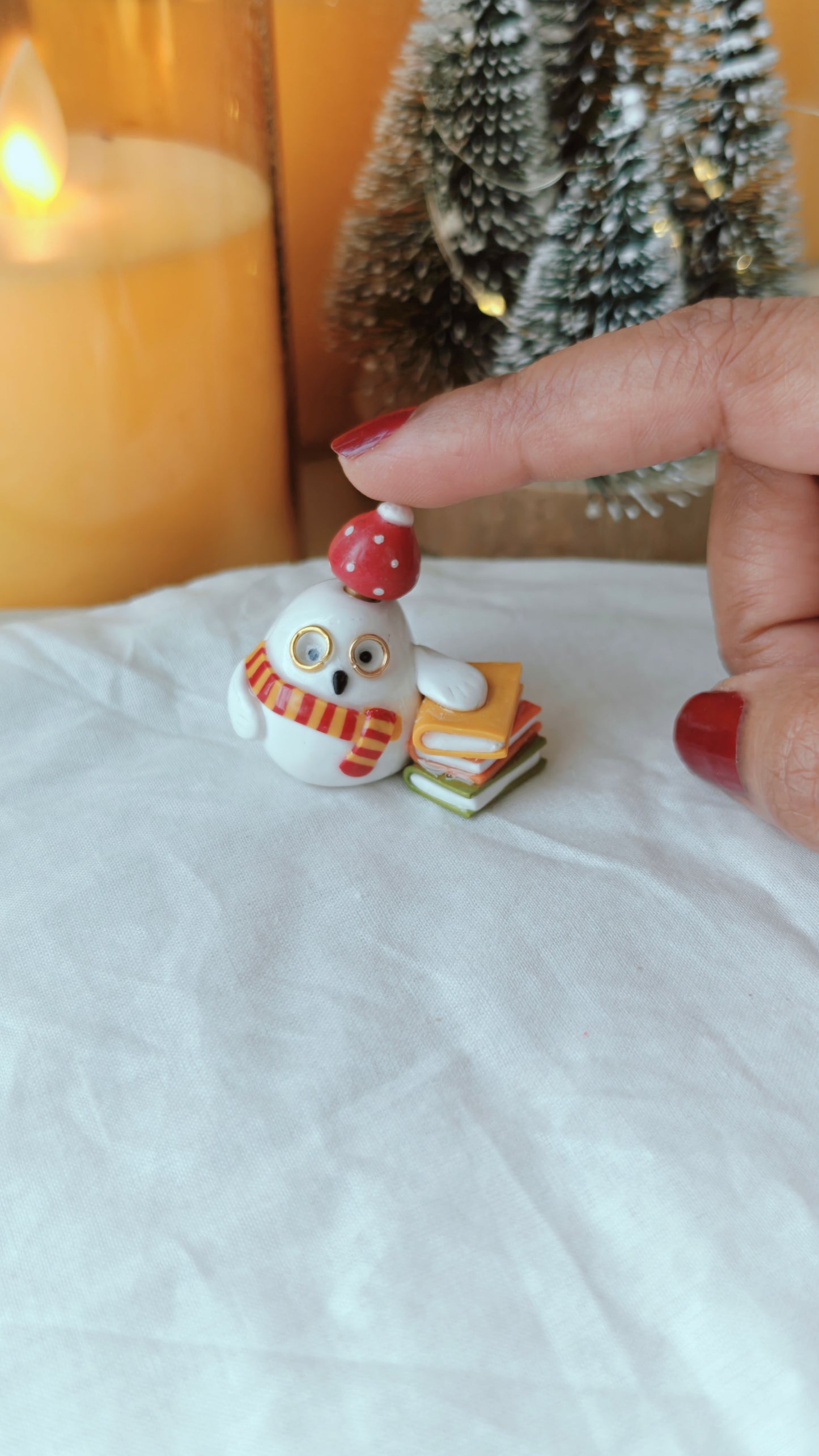 Christmas Owl Spinner