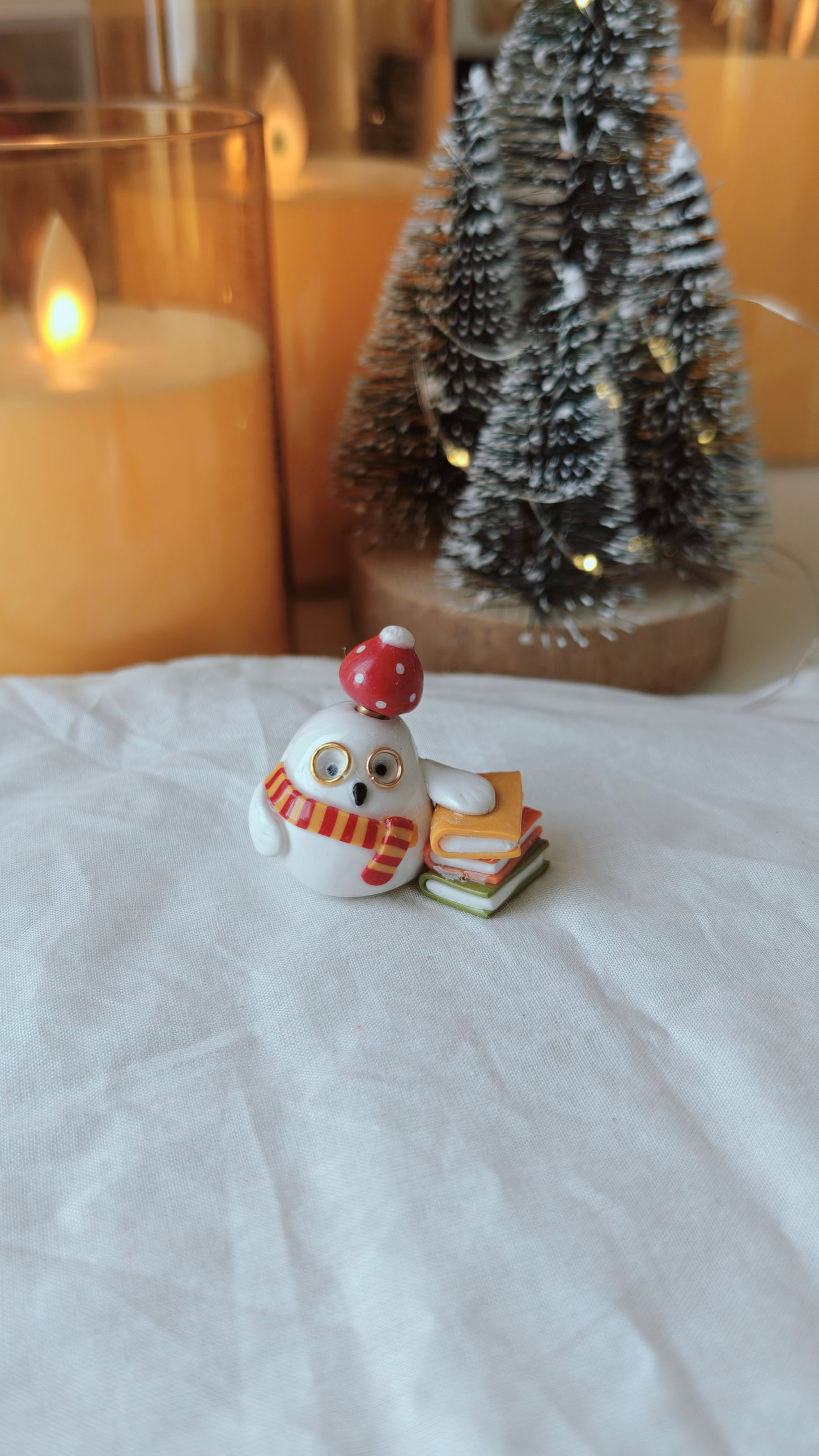 Christmas Owl Spinner