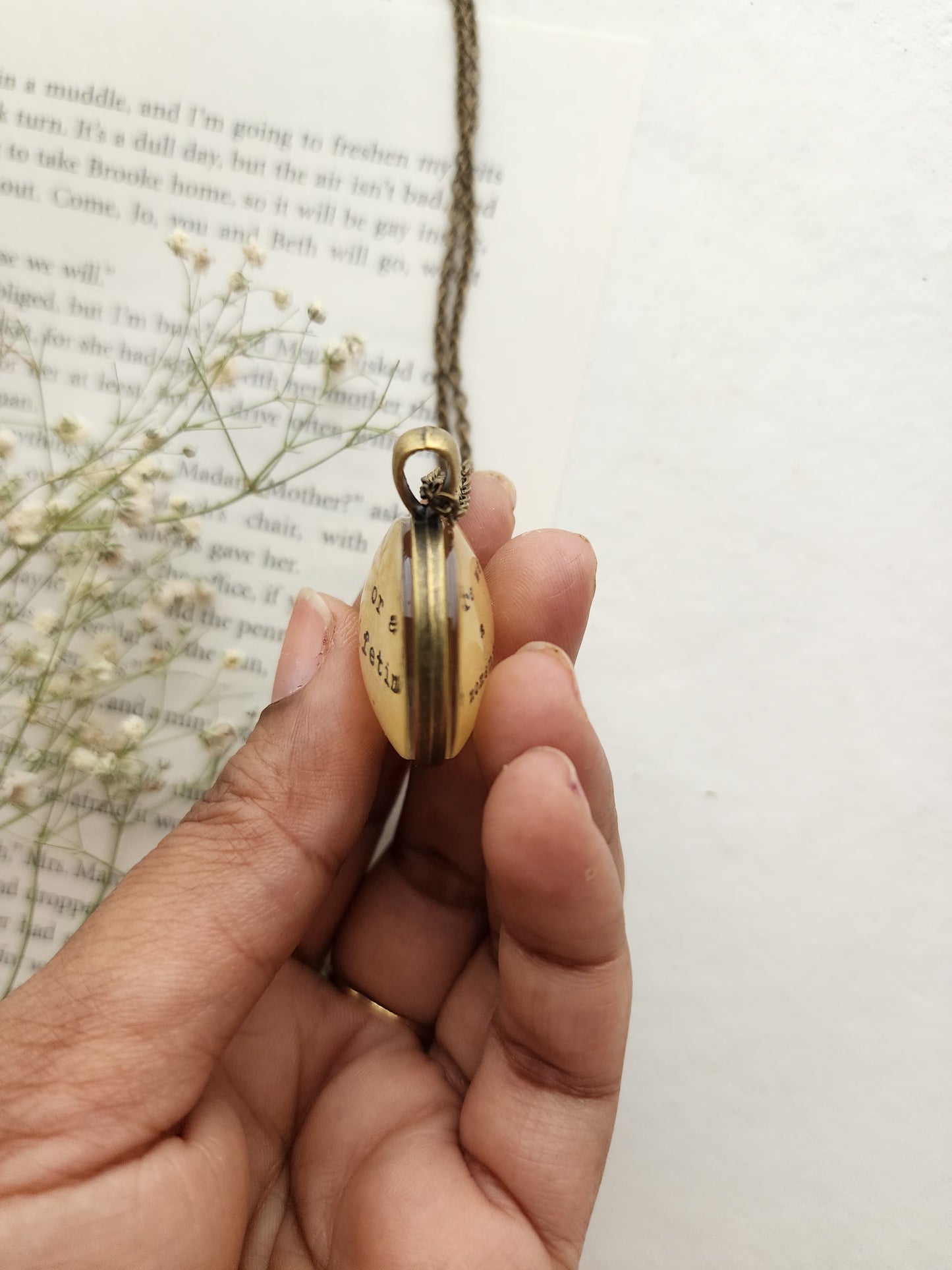 "are we a moment.." Quote Pendant
