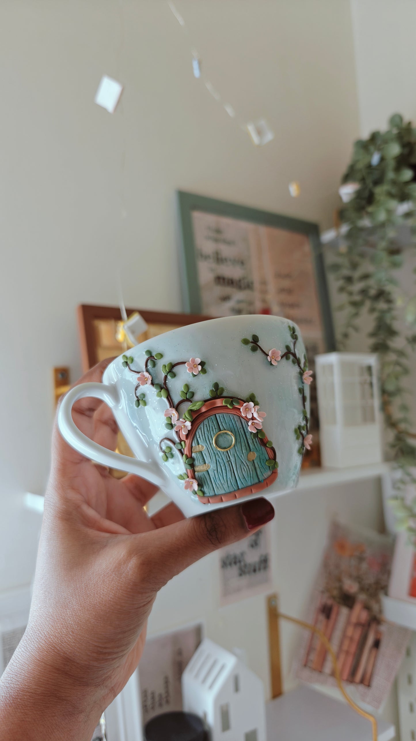The Secret Garden Door Decorative Mug | Fairycore Ceramic Mug