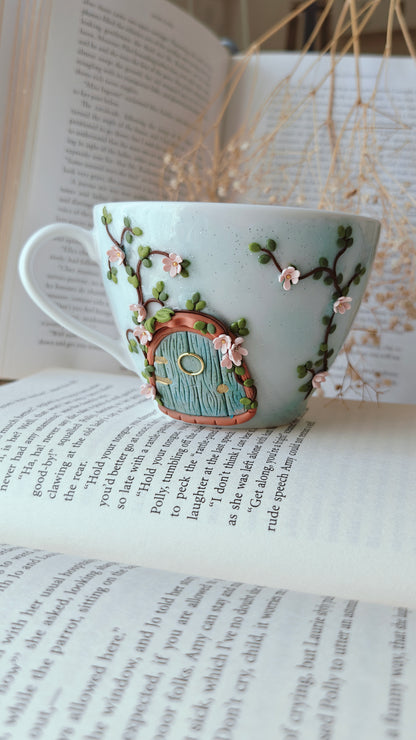 The Secret Garden Door Decorative Mug | Fairycore Ceramic Mug