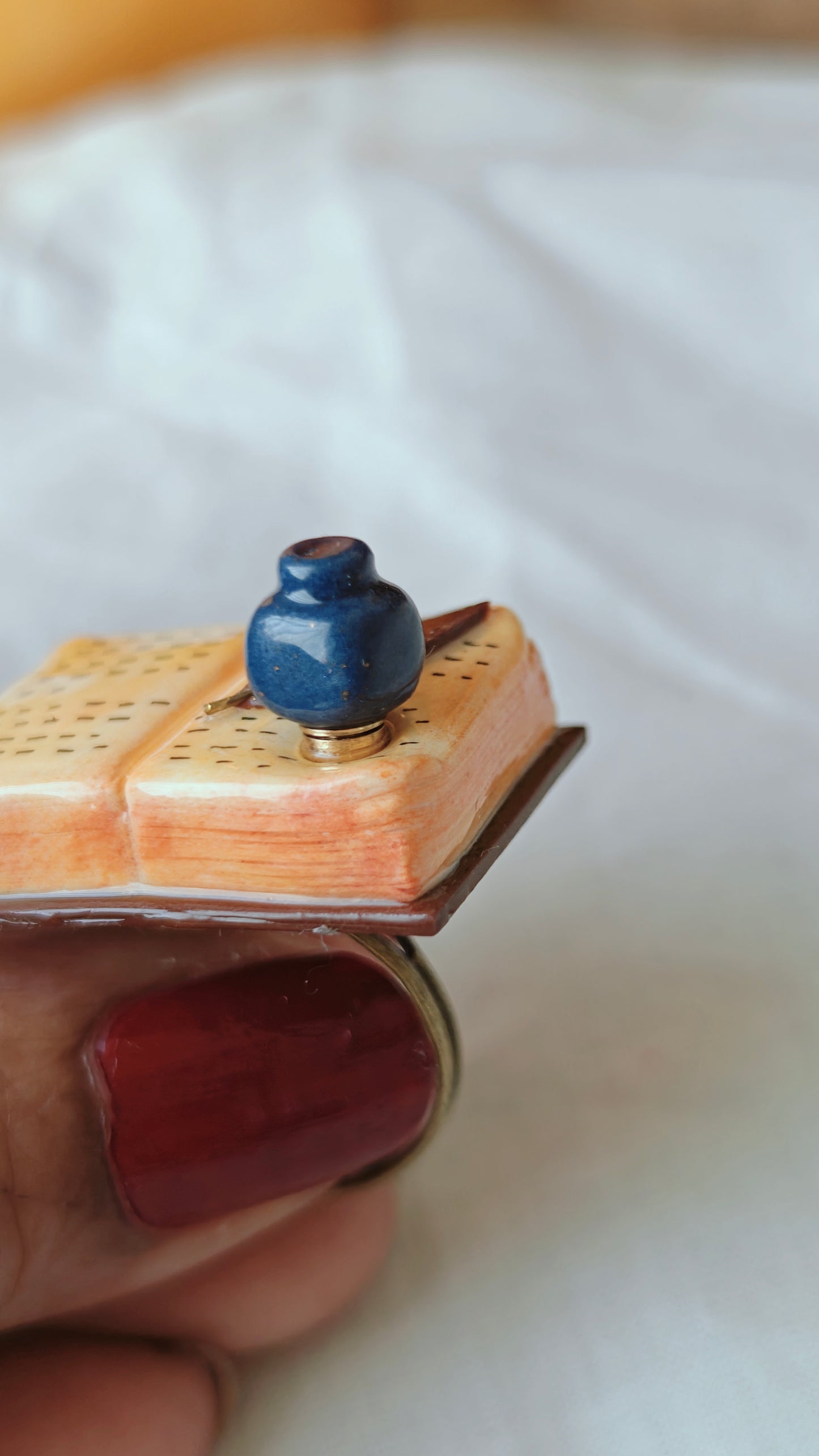 Writer’s Inkpot Fidget Spinner Ring