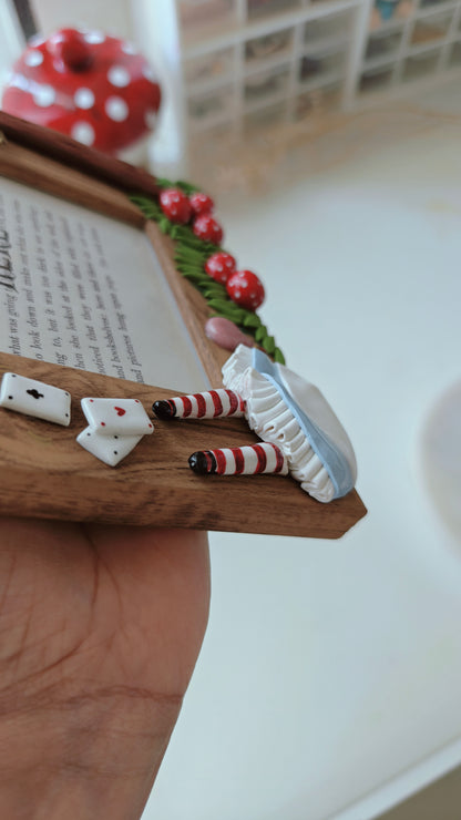 We’re All Mad Here Alice Bookish Wall Art