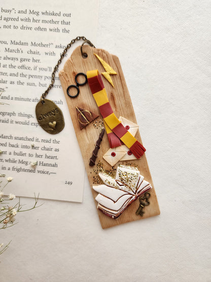 Wizarding World Bookmark | Handmade Polymer Clay Magic