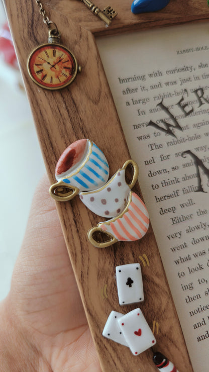 We’re All Mad Here Alice Bookish Wall Art