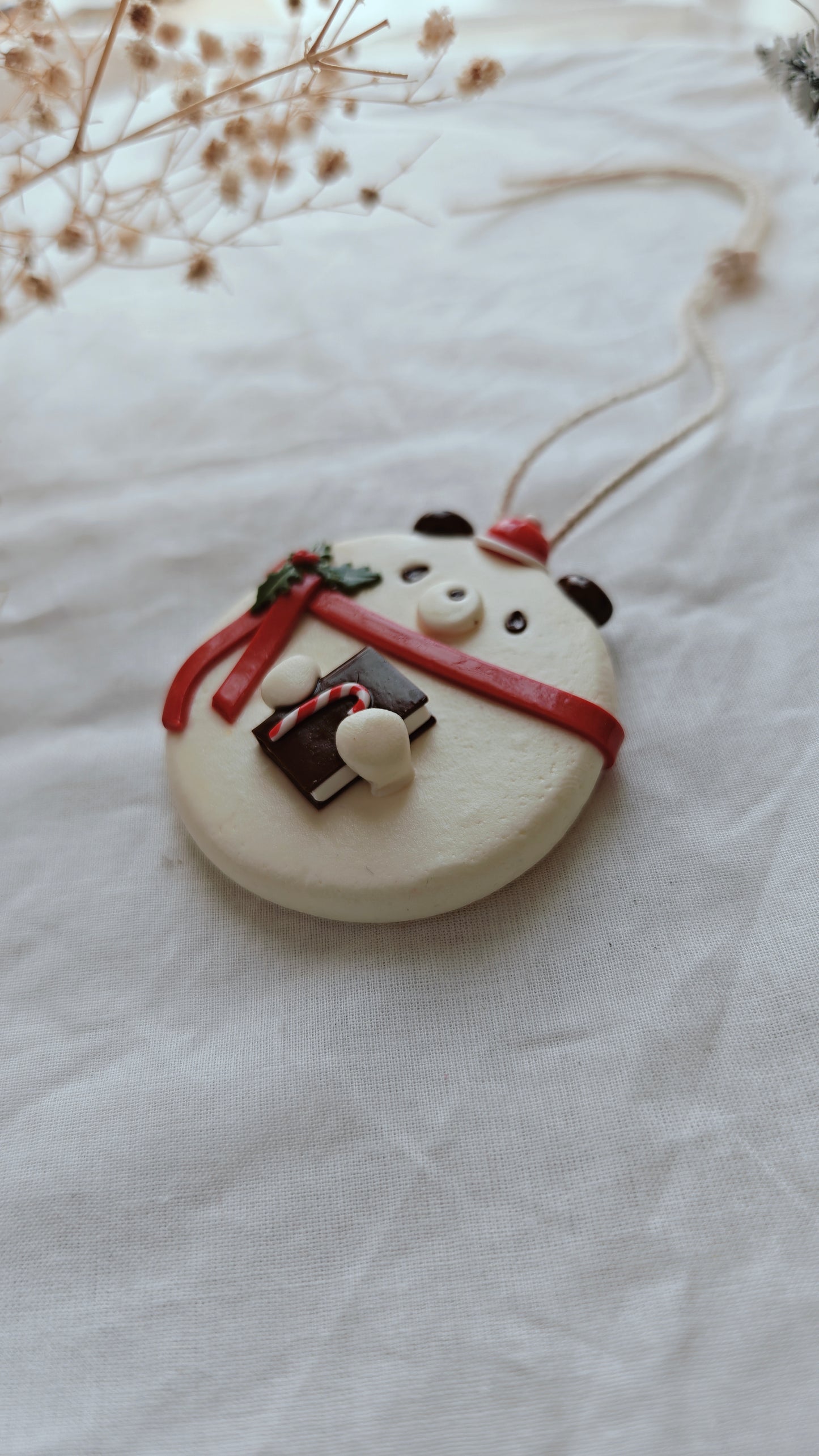 Cozy Christmas Bear Ornament