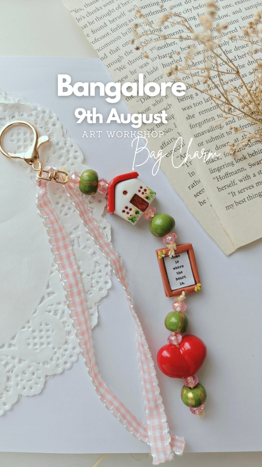 Bagcharm Making Workshop - Bangalore | with The Bookish Pandora