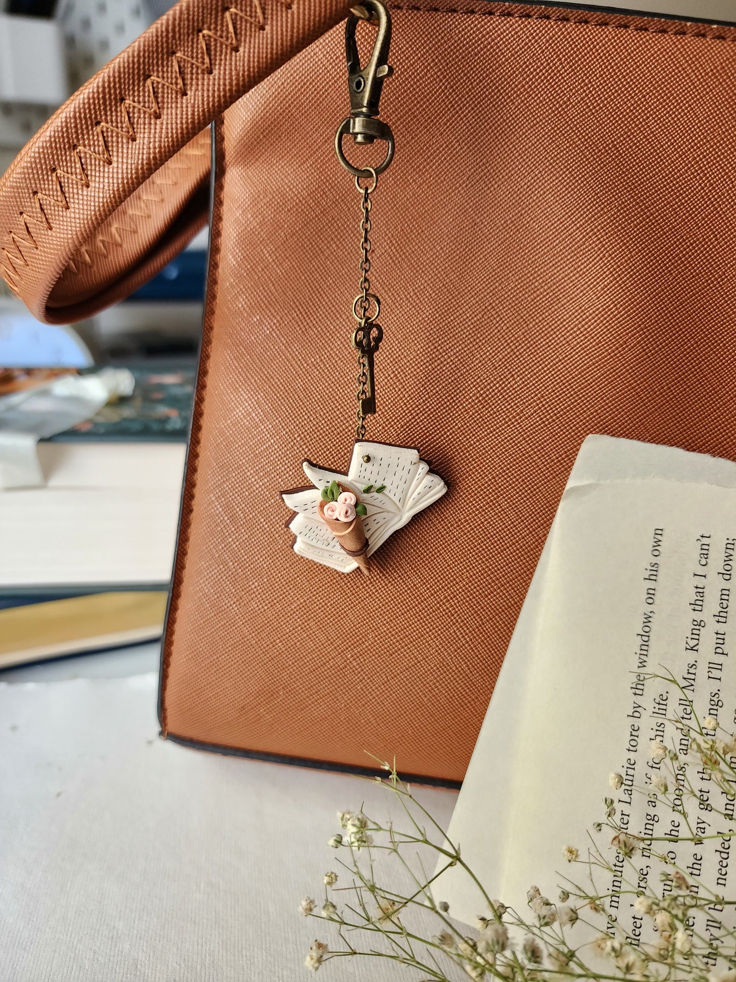 Open-Book - Bag Charm