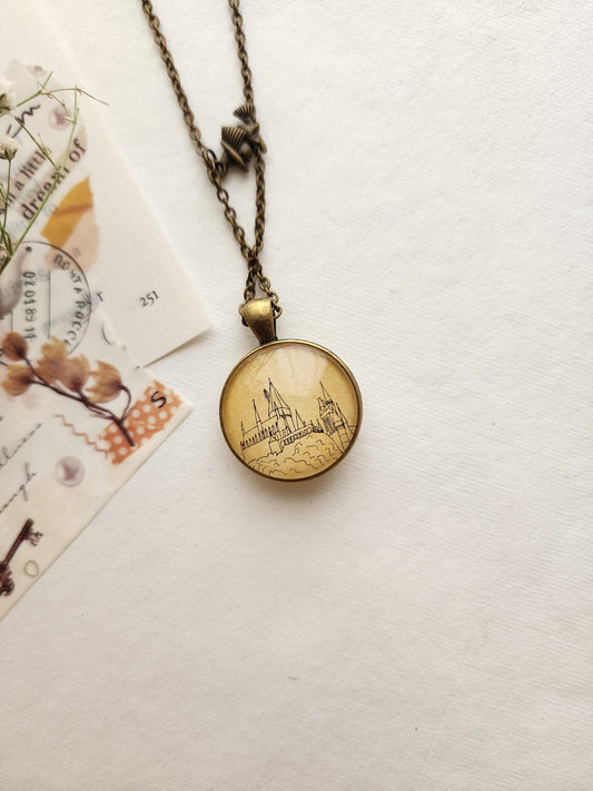 "Hogwarts will always be there...” Quote Pendant
