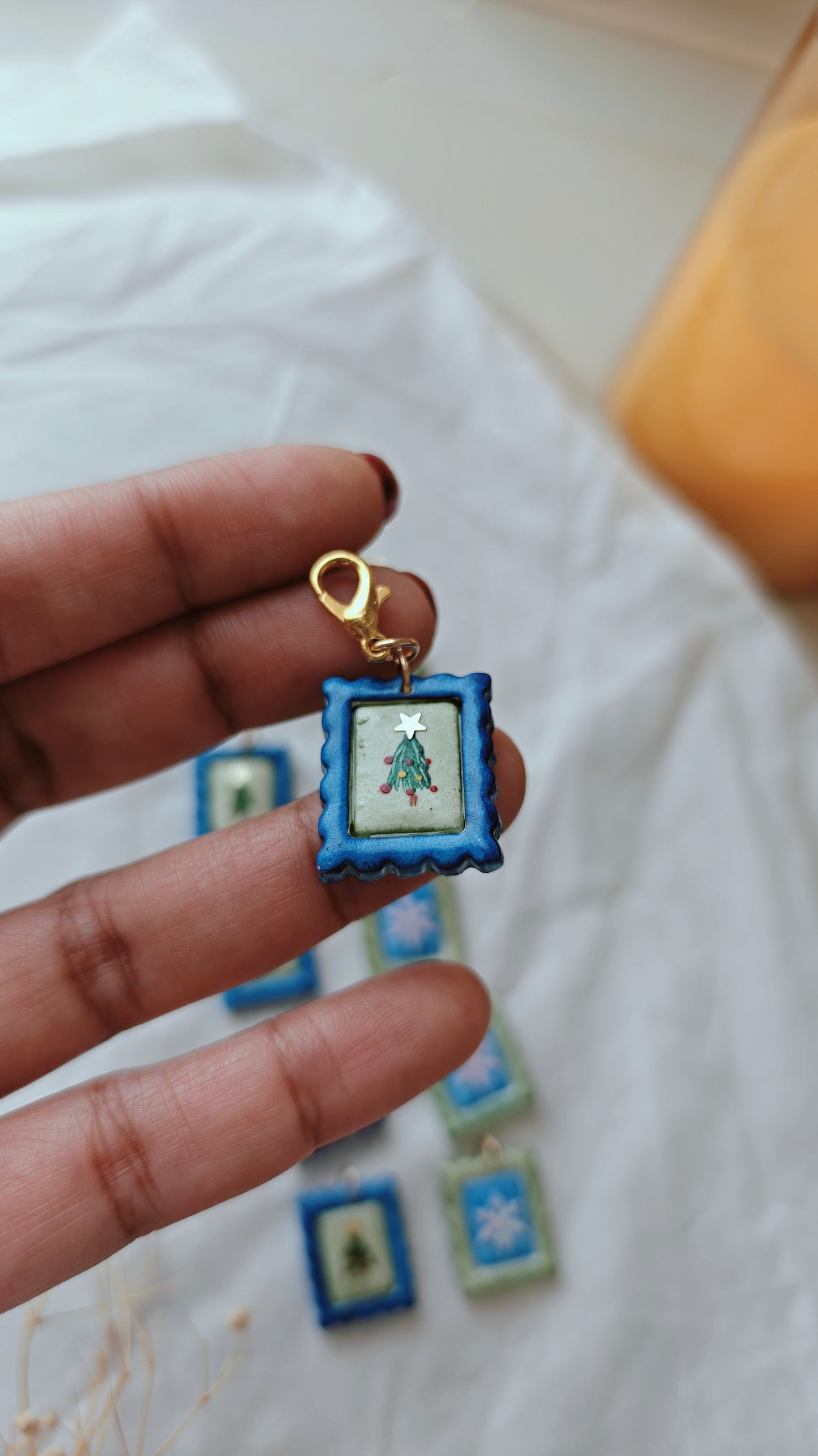 Christmas Mini Postcards Charms