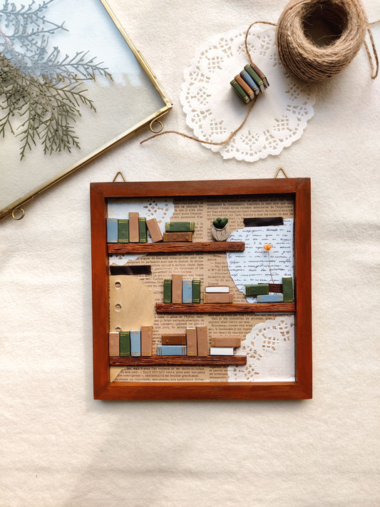 Journal Bookshelf Shadowbox