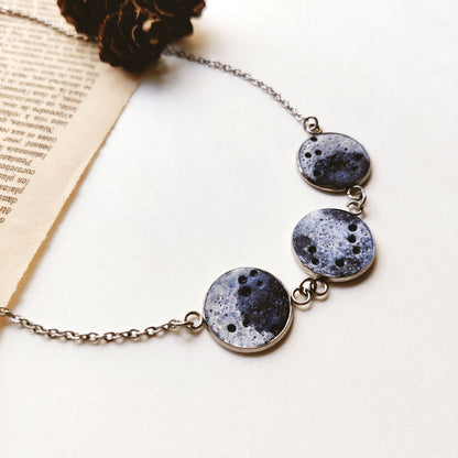String of Moon Phase Necklace