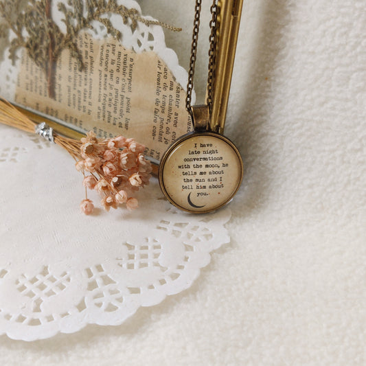 "Conversations with the Moon" Pendant