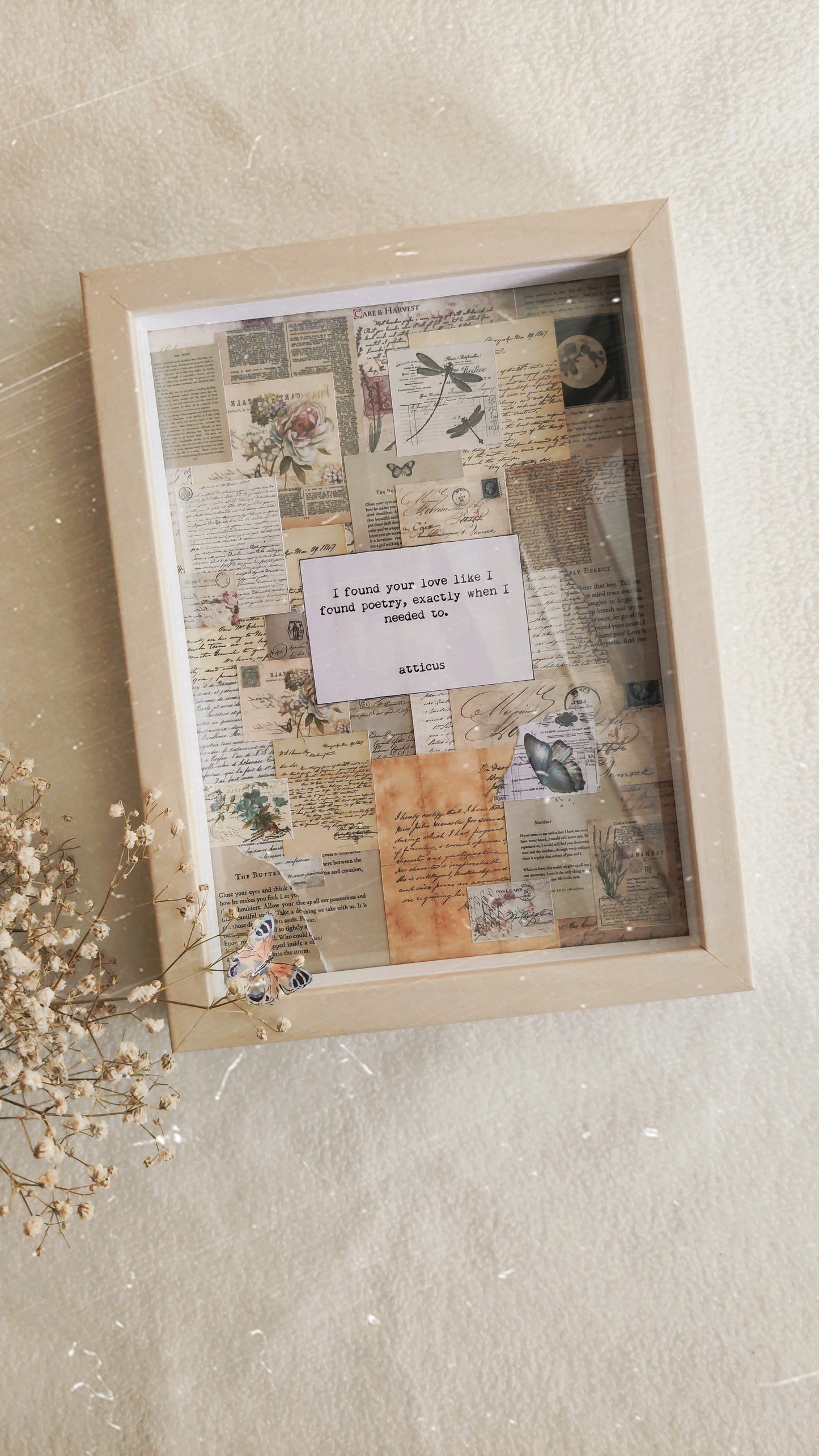 Customizable Quote Shadowbox Art