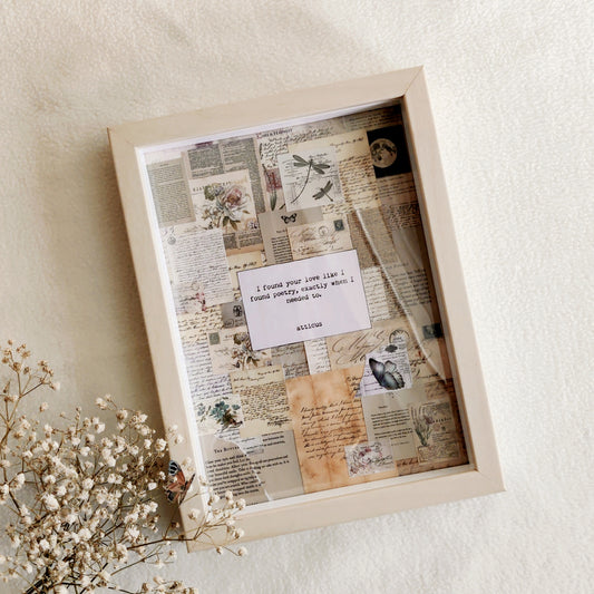 Customizable Quote Shadowbox Art