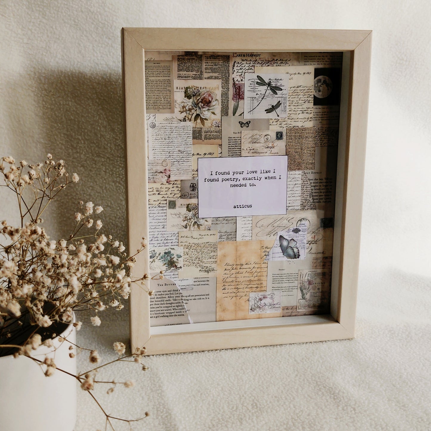 Customizable Quote Shadowbox Art