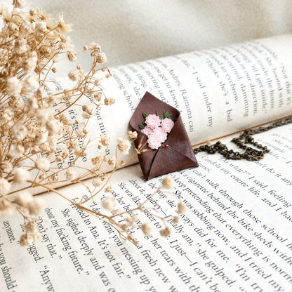 Flowers in Envelope Pendant