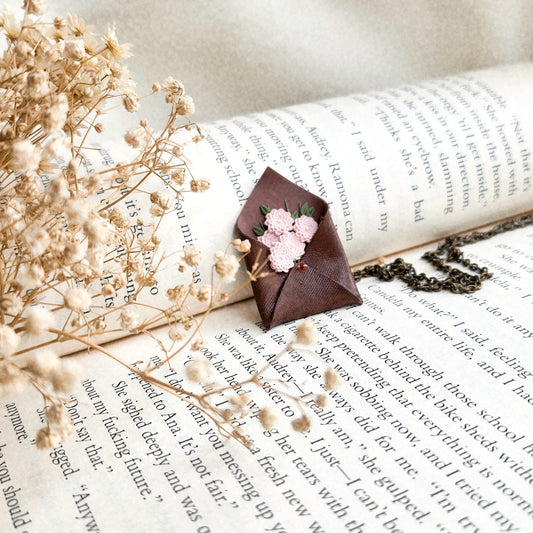 Flowers in Envelope Pendant