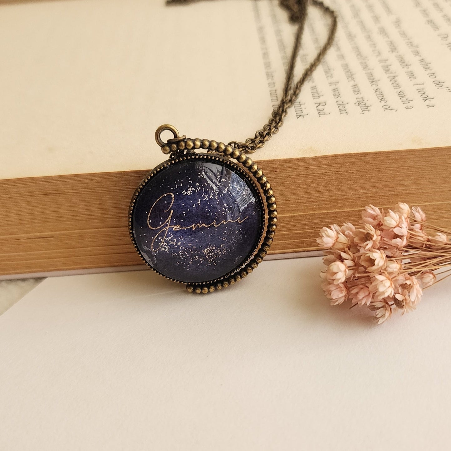 Gemini Zodiac Pendant