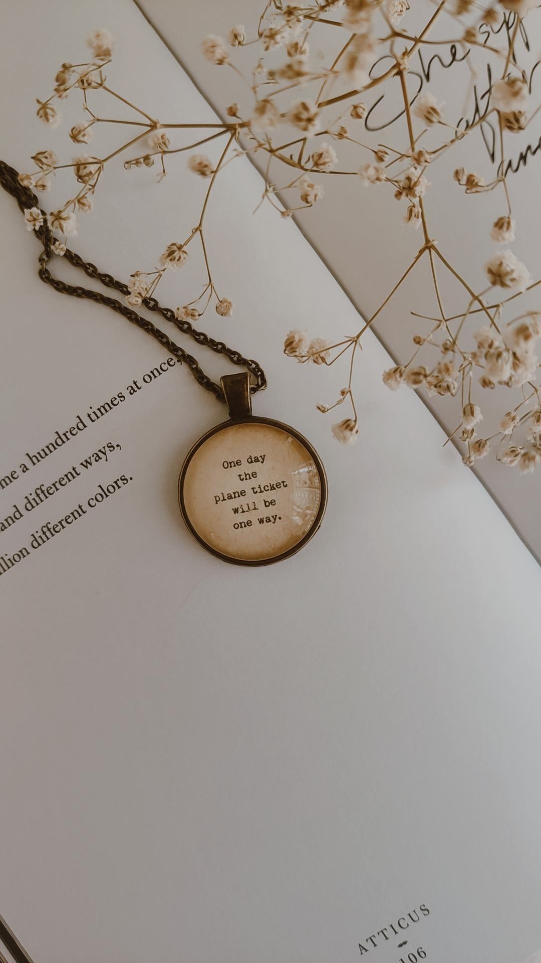 "One Day..." Quote Jewelry