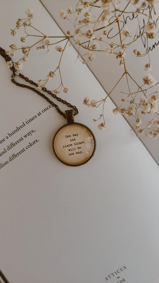 "One Day..." Quote Jewelry