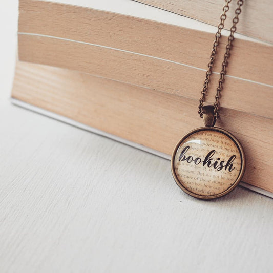 Bookish Word - Quote Pendant