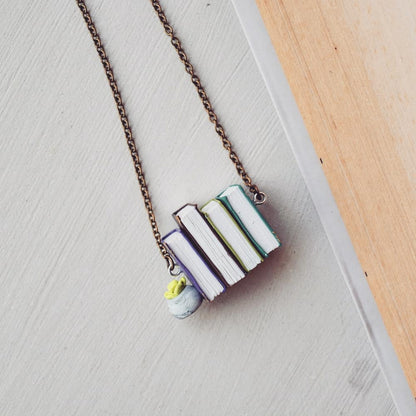 Horizontal Stack of Books - Pendant