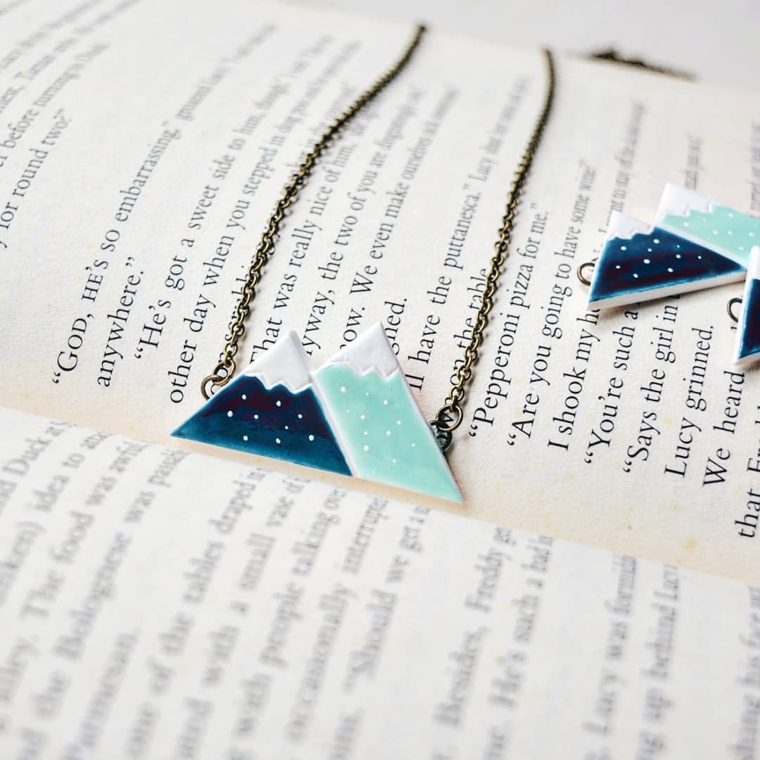 Wanderlust Mountain Pendant
