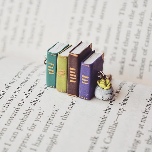 Horizontal Stack of Books - Pendant