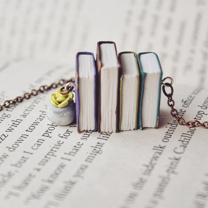 Horizontal Stack of Books - Pendant