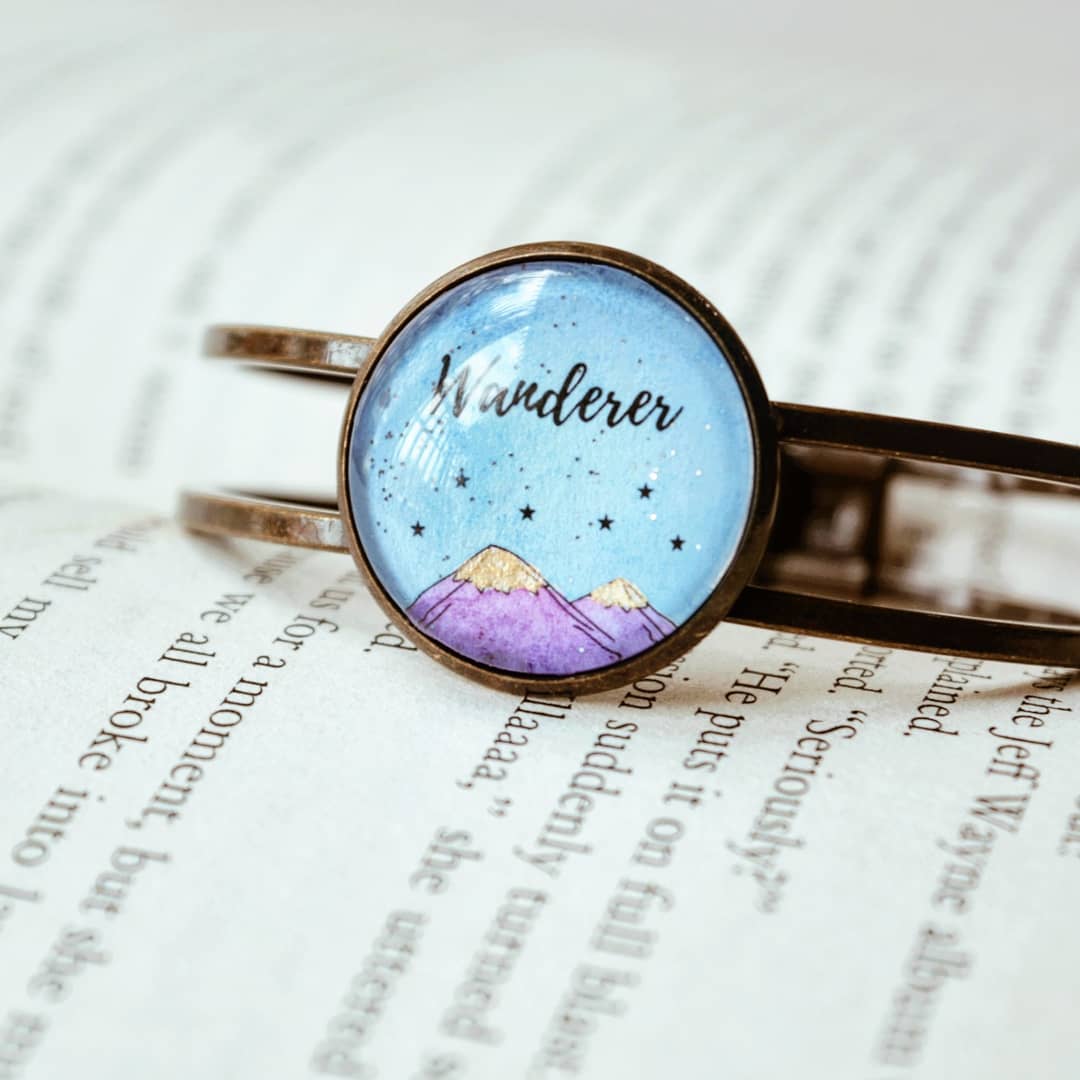 Wanderer Quote Unisex Bracelet