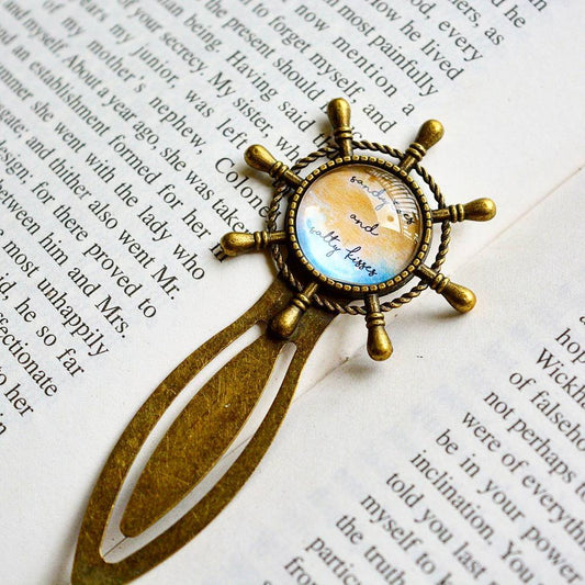 Sandy Toes and Salty Kisses - Clip on Bookmark