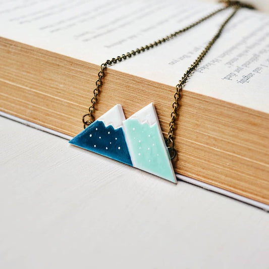Wanderlust Mountain Pendant