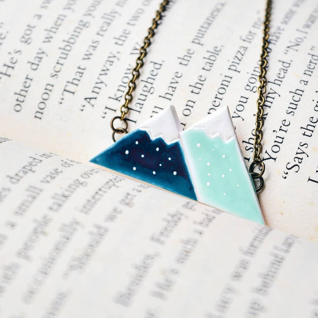 Wanderlust Mountain Pendant