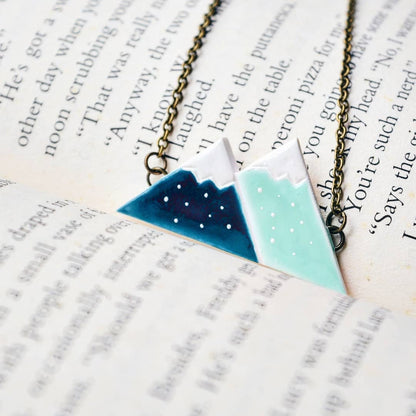 Wanderlust Mountain Pendant