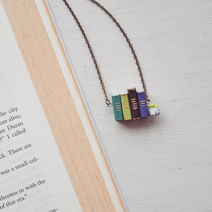 Horizontal Stack of Books - Pendant