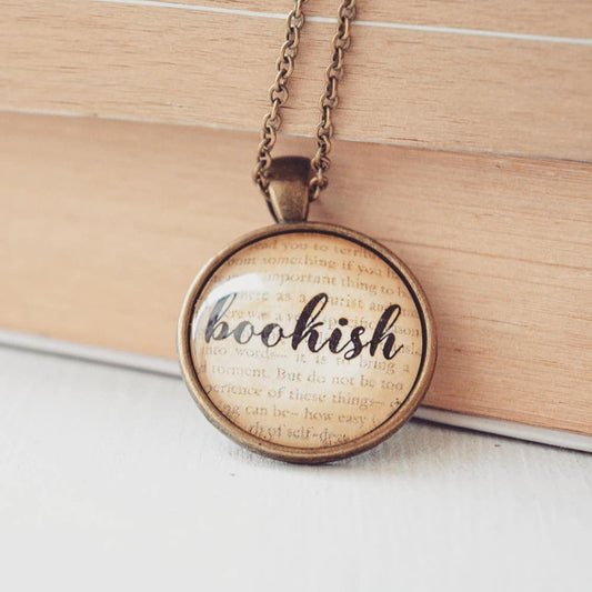 Bookish Word - Quote Pendant