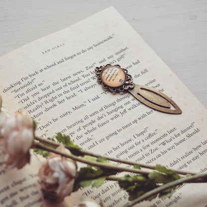 Stories create books, books create stories  - Bookish Quote Bookmark