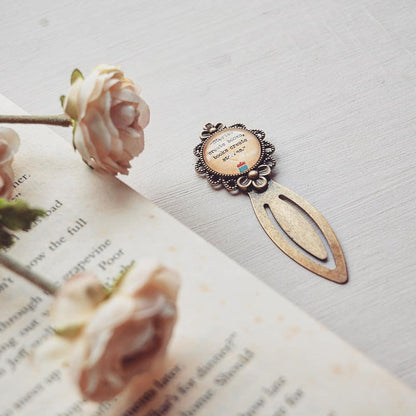 Stories create books, books create stories  - Bookish Quote Bookmark
