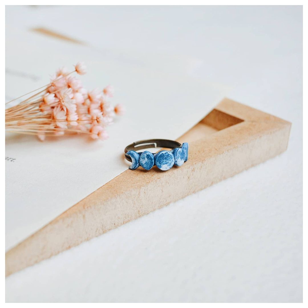 Phases of Moon Ring