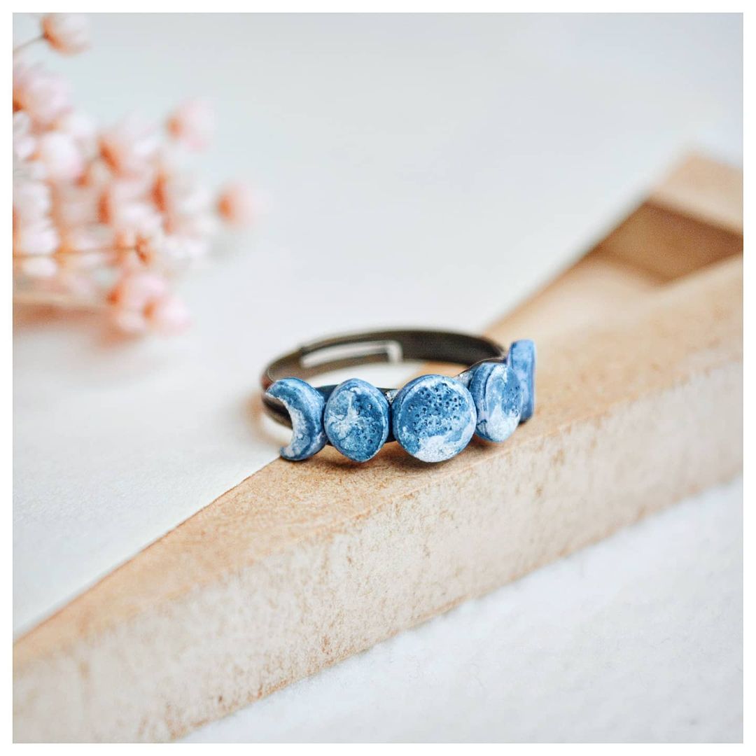Phases of Moon Ring