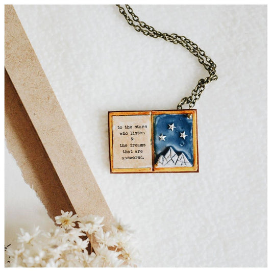 "To the stars who answer.." Pendant
